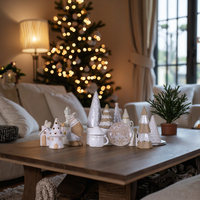 Ornements de Noël en céramique antique Lilangda, 5 cm, décoration d'intérieur