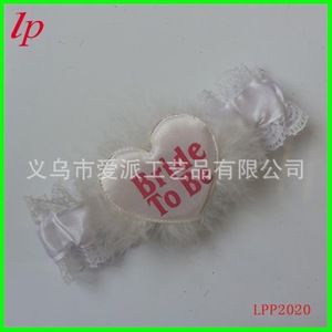 Ligueros de encaje con forma de corazón para la futura novia, para despedida de soltera, LPP2024 - Product Image 2