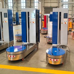 Automatic Airport Luggage Wrapping <b>Machine</b> Airport Luggage <b>Stretch</b> Film Packaging <b>Machine</b> for Luggage Wrapping - Product Image 6