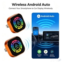 Adaptor Wireless CarPlay 2 in 1 Android Auto USB Dongle untuk Radio Mobil Stereo, Adaptor Universal untuk iPhone dan Ponsel Android