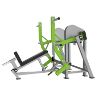 Máquina de remo extrema con carga de placas para entrenamiento de fuerza de brazos sentado, con estructura de acero y características de seguridad para gimnasio