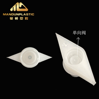 Capuchon de bec verseur Mandun 8,5 mm pour sac de collecte d'échantillons respiratoires avec valve unidirectionnelle