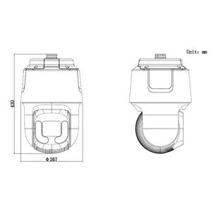 DS-2DF8C260I5XS-AELW(T5) 2MP 60X оптический зум сетевой лазерный PTZ-камера, расстояние 500 м ИК, автоматическое отслеживание