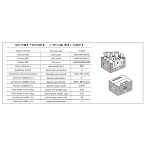 ขายส่งขนมบิสกิตช็อกโกแลตชิปกรุบกรอบยี่ห้อคาบริโอนีอิตาลี รุ่นอิลเลียเรีย รสหวาน - 9 ชิ้น x 650 กรัม - Product Image 5