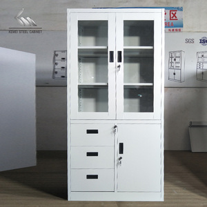 Armoire de rangement en métal moderne, <span class=keywords><strong>bibliothèque</strong></span> scolaire personnalisée, verre, <span class=keywords><strong>bureau</strong></span>, vente en gros pour la chambre à coucher, la cuisine, le <span class=keywords><strong>bureau</strong></span> à domicile, la salle de bain - Product Image 3