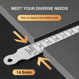 Factory Direct OEM/ODM SANTWELL Brand Taper Gauge 1-15mm Stainless Steel Wedge Ruler for Industrial <b>Gap</b> Inner Diameter Measuring - Product Image 5