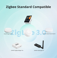 Ewelink Smart Home SONOFF SNZB-01P Zigbee Smart Switch Sensor Kontrol Jarak Jauh untuk Hotel, Berfungsi dengan Google Home Alexa