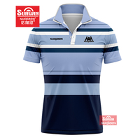 Maillot de football de sublimation personnalisé de haute qualité T-shirt à fléchettes avec polos de poche
