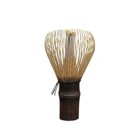 Ensemble fouet à matcha écologique en bambou avec bol et support – Style nordique, fouet à 100 brins, coffret cadeau