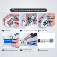 DOOROOM Meilleure Vente Pince À Sertir FS-7842 Kit De Sertissage De Tuyau AC Hydraulique De Poche Outil De Sertissage De Tuyau De Climatiseur Automatique