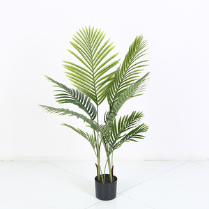 Plantas Artificiales de Plástico al por Mayor, <span class=keywords><strong>Chrysalidocarpus</strong></span> <span class=keywords><strong>Lutescens</strong></span>, Areca, Bambú, Palmera de Madagascar en Macetas - Product Image 1