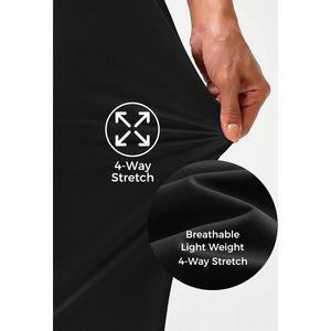 FOXA Pantalon de golf pour femme, longueur 7/8, taille élastique, extensible dans quatre sens, avec poches, pour les voyages décontractés et l'entraînement - Product Image 5