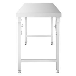 طاولة عمل قابلة للطي من الفولاذ المقاوم للصدأ محمولة بحجم مخصص من مواد عالية الجودة في المستودعات - Product Image 5