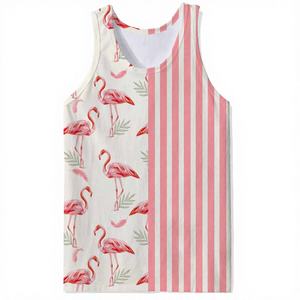 Débardeurs sans manches pour hommes en coton 100% respirant, col carré, bretelles larges, haute extensibilité, répondant aux exigences des clients - Product Image 4