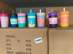 Owaal 12Oz Cách Điện Thép Không Gỉ Cốc 304 Thể Thao Di Động Uống Cup Với Silicone Rơm Công Suất Nhỏ Cho Trẻ Em - Product Image 6