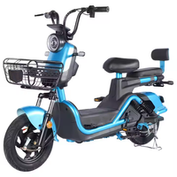 Vélo Électrique Urbain en Gros 48V 12Ah 500W Moteur Arrière Intégré Cadre en Acier Batterie Intégrée 3 Vitesses Électroniques 2 Roues