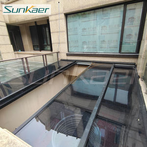 Gran oferta, cubierta de techo de solárium retráctil personalizada fuerte y estable, carcasa de techo de solárium retráctil - Product Image 5