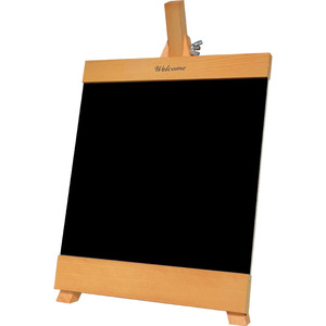Lavagna <span class=keywords><strong>Vintage</strong></span> Mini in Legno Massello e Melamina da Tavolo, per Pubblicità <span class=keywords><strong>Scritta</strong></span> a Mano, Ideale per Negozi, <span class=keywords><strong>Bar</strong></span> e Vendita Ambulante - Product Image 1