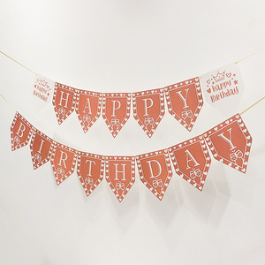 ธงรูปหางสีทองแบบอังกฤษสำหรับงานเฉลิมฉลองสุขสันต์วันเกิดแบบทันสมัย - Product Image 4