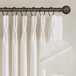 Rideaux en lin mélangé <span class=keywords><strong>beige</strong></span> - L'élégance tissée dans chaque fil - Product Image 1