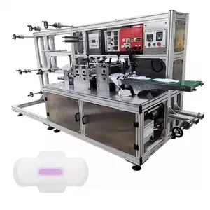 Máquina automática de fabricación de almohadillas sanitarias ultrasónicas profesionales de China, máquina de servilletas sanitarias femeninas