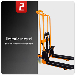 Portable Manual Hand Stacker Forklift 200kg Lifting <b>Cart</b> Heavy Duty Steel Multifunctional for Shop <b>Tool</b> Usage - Product Image 4