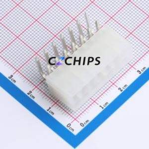 W420120K-14PW2123 Wire-to-Board Pin Header Bent Lead Through Hole,P=4.2mm 2x7P 4.2mm Right Angle Insert Mini-Fit (MX 4.2) - Product Image 1