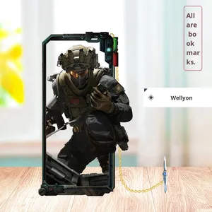 <span class=keywords><strong>Delta</strong></span> kim loại khắc Bookmark màu xanh đậm rồng bạc cánh huy hiệu & Biểu Tượng Quà Tặng Trò chơi ngoại vi 7 - Product Image 2