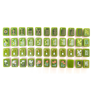 Tuiles de Mahjong américaines en acrylique sur mesure, 3 couches, 160 tuiles, jeu élégant et luxueux pour les jeux d'échecs - Product Image 5
