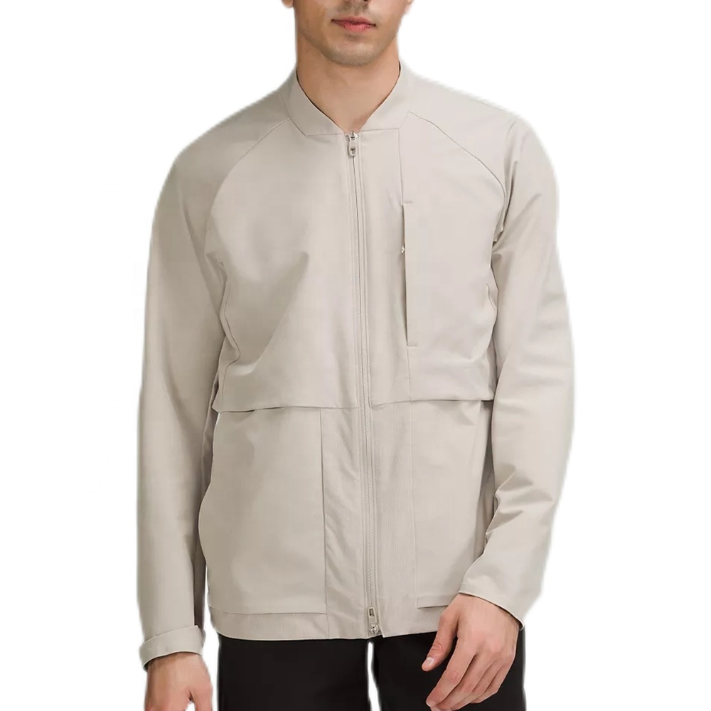 Washed Zip-up Custom Waterproof Jacket
