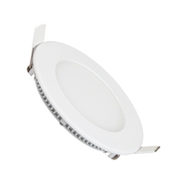 Panneau de plafond led encastré ultra-mince puissance 9w cri>80 rgb panneau lumineux mince rond carré led panneau lumineux