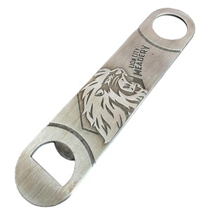 Ouvre-bouteille à lame de barre personnalisée en bronze argenté doré robuste de <span class=keywords><strong>7</strong></span> po - Product Image 1