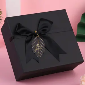 Luxury Elegant Customized <strong>Small</strong> Stick on Printed <strong>Bows</strong> <strong>Ribbon</strong> Gift Packaging Pretied <strong>Bows</strong> for Chocolate Flower Box - Product Image 1