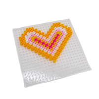 Kit de perles colorées en plastique pour bricolage Jouets éducatifs pour enfants Arts et artisanat BaiBo B-F2303/B-F2304