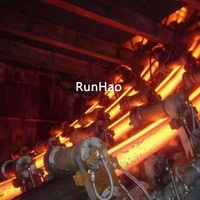 Équipement de laminoir à chaud CCM, ligne de production de billettes d'acier, pompe de marque Runhao, haute productivité, 70x70-150x150mm, 100x100mm, acier doux