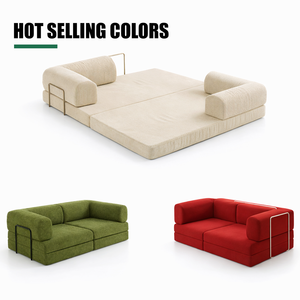 <span class=keywords><strong>Canapé</strong></span> moderne en velours côtelé sans cadre tout en <span class=keywords><strong>mousse</strong></span>, confortable <span class=keywords><strong>pour</strong></span> le salon, <span class=keywords><strong>canapé</strong></span> en boîte compressé - Product Image 5