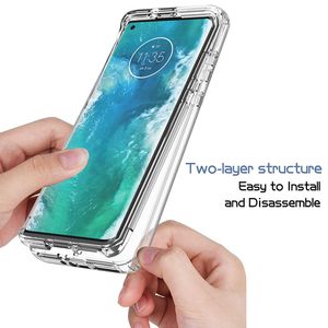 <span class=keywords><strong>Coque</strong></span> de téléphone transparente résistante aux chocs 2 en 1 pour Moto edge +/<span class=keywords><strong>E22i</strong></span>/Edge 30 Ultra/Edge 30 Neo/E22s - Product Image 5