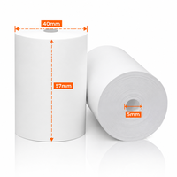 Rouleau thermique sur mesure 57*40mm, papier caisse premium pour magasin de proximité, station-service, reçus, TPV, vente en gros