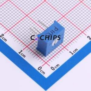 ตัวต้านทาน/โพเทนชิโอมิเตอร์แบบปรับได้สำหรับ3386P-1-103ผ่านชิ้นส่วนรู (THT)-3P, ตัวต้านทาน9.5X9.5มม. 10kOhm 10% 500 250mw ppm/℃ - Product Image 1