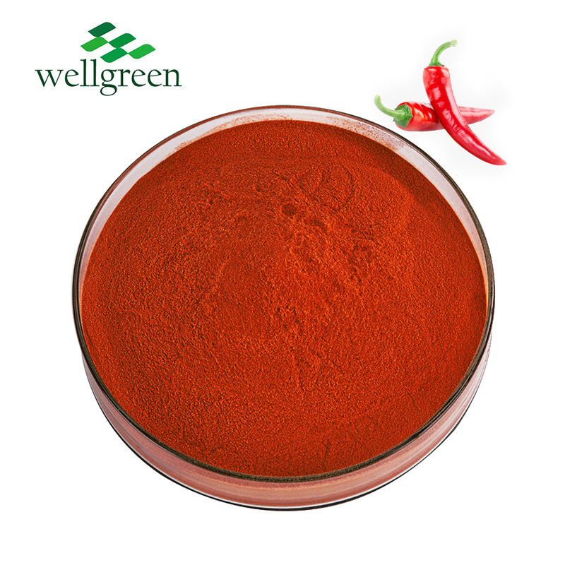 Натуральная пищевая добавка Wellgreen красного цвета, экстракт паприки, перцовый порошок, капсантин, капсорубин, Китай