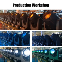 Projecteur à tête mobile Sharpy Beam 295W 14R super lumineux avec double prisme DMX512 et flight case pour événements, mariages et fêtes