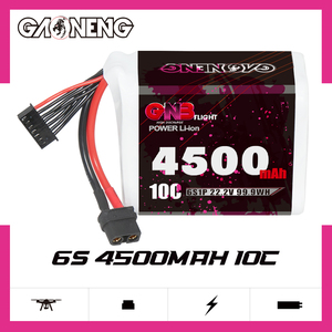 Batterie Li-ion GNB GAONENG <span class=keywords><strong>6S</strong></span> 4500mAh 22.2V 10C XT60 Molicel 21700 P45B pour bateaux, voitures et drones RC - Product Image 2