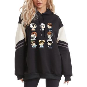 Sudadera con Capucha Bangchan Felix Hyunjin Minho Seungmin para Mujer, Sudadera Informal de Tela Jersey, Manga Larga - Product Image 2