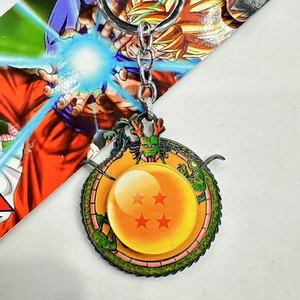 עיצוב חדש מבצעים סגסוגת אבץ סיבוב אנימה dragonball דמות keychain קריקטורה תגיות מפתח אנימה שרשרת מפתח - Product Image 5