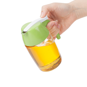 Thiết kế mới hiện đại sang trọng cao cấp nhỏ Vòng thủy tinh Ong Mật Ong Cà Phê Syrup Dispenser chai hoặc Jar cho mật ong - Product Image 2