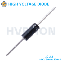 Diode haute tension 2CL82 10KV/30mA 120nS, diode à récupération rapide, diode HV à récupération rapide 10KV 30mA