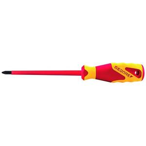 GEDORE-Tournevis VDE 1612212 pour vis cruciformes Pozidriv®-TOURNEVIS ISOLÉS EAN 4010886825990 1000V - Product Image 1