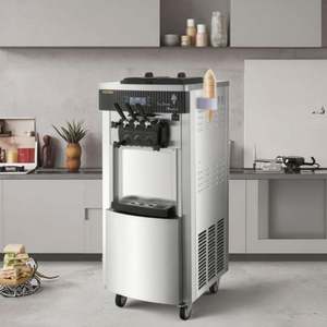 SIHAO-8228H Machine à crème glacée aux fruits congelés entièrement automatique à usage professionnel nouveauté tableau contrôleur lait eau crème glacée molle - Product Image 6