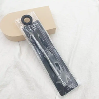 Outil professionnel pour l'art des ongles en acier inoxydable 420, forme de fer à cheval, pousse-cuticules, dissolvant pour salon de manucure, nettoyant double extrémité
