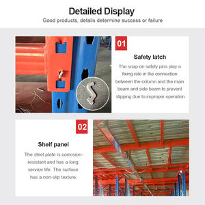 Ağır hizmet tipi çok seviyeli asma kat döşeme Metal asma kat ve çalışma platformu Metal depo tavan platformu - Product Image 5